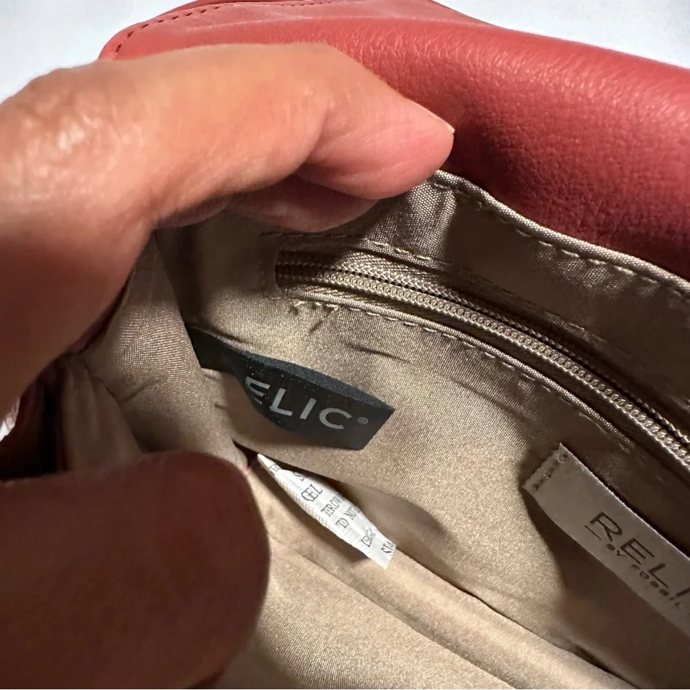 Relic by Fossil Crossbody Bag in Warm Red - Picture 9 of 16